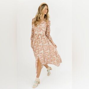 Floral Long Sleeve Dress
